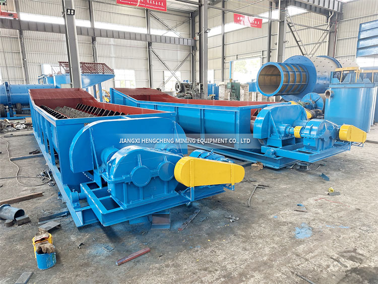 Spiral ore washer for sand and mineral washing