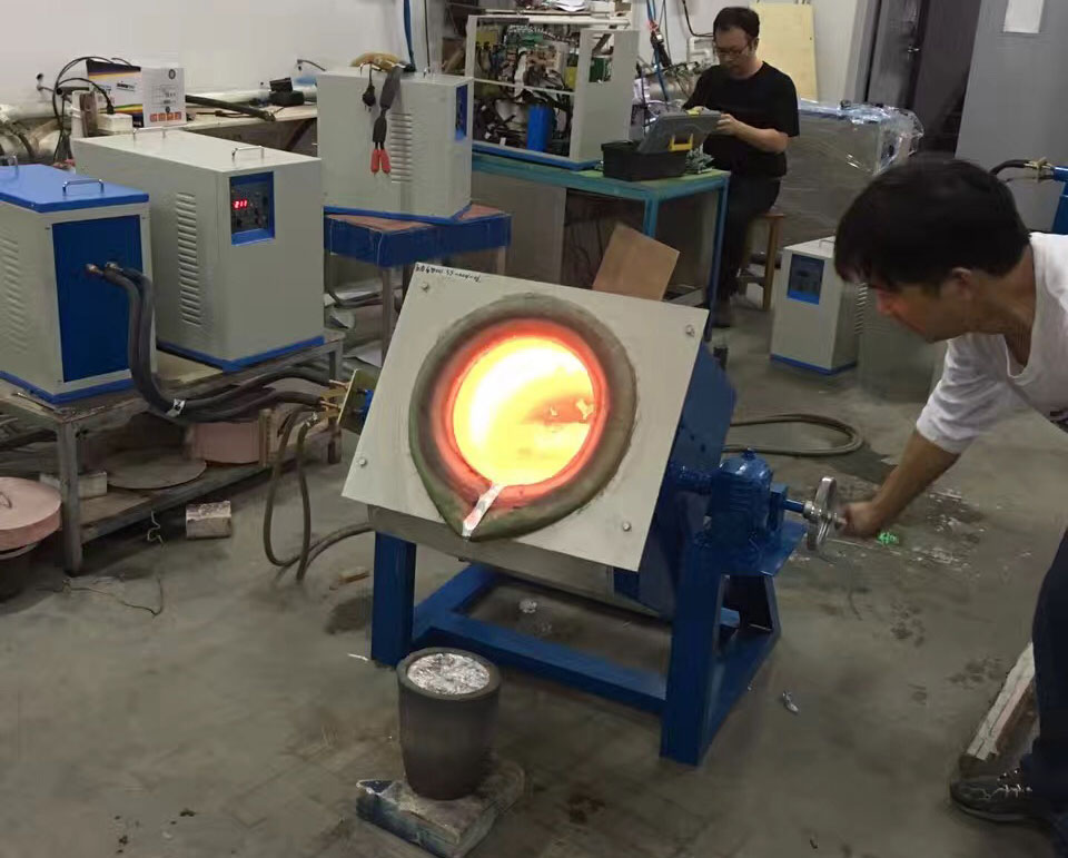 medium frequency induction melting furnace