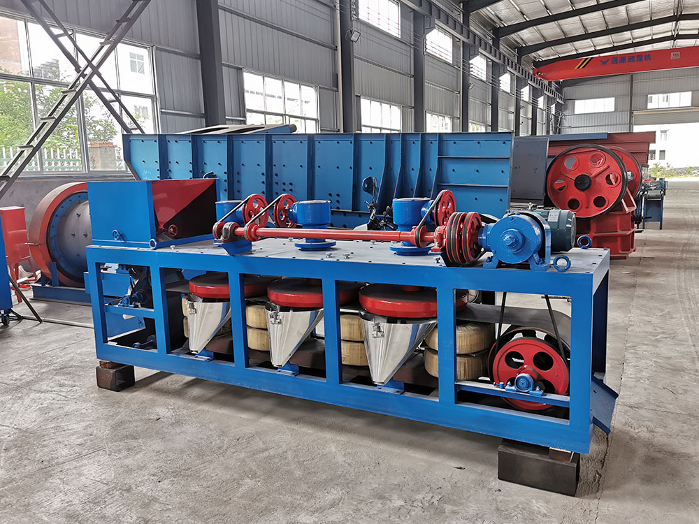 Three disc magnetic separator in factory for tantalum niobium purification